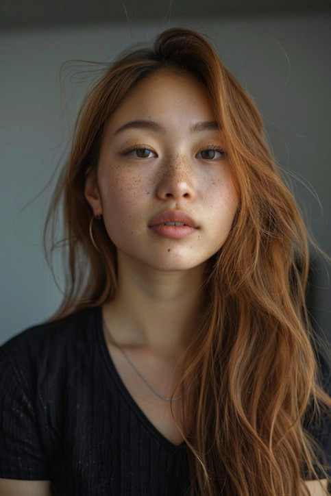 No-Bleach Hair Colour Ideas For Asian Dark Cinnamon Brown