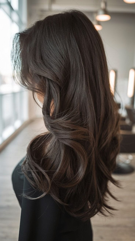 No-Bleach Hair Colour Ideas For Asian Dark Hair Chestnut Brown